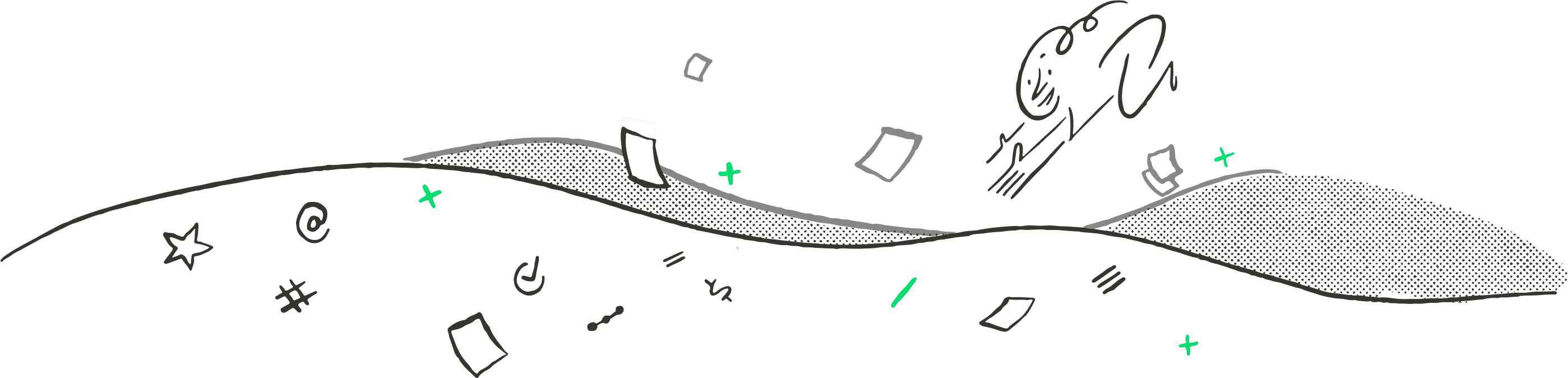 Dive in illustration